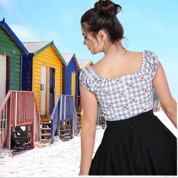 ♥️ 🐰 Hell Bunny Hopper TOP - Picture 9 of 12